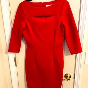 Red Calvin Klein Dress